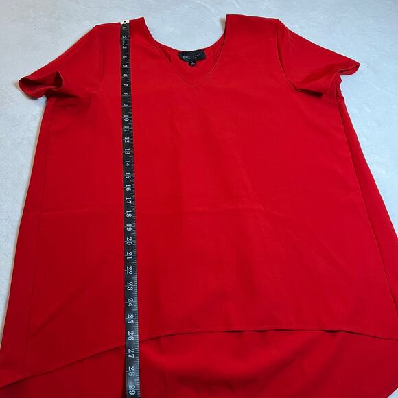 Romeo & Juliet Couture V-Neck High Low Hem A-Line Tunic Size Large Holidays - Picture 7 of 8